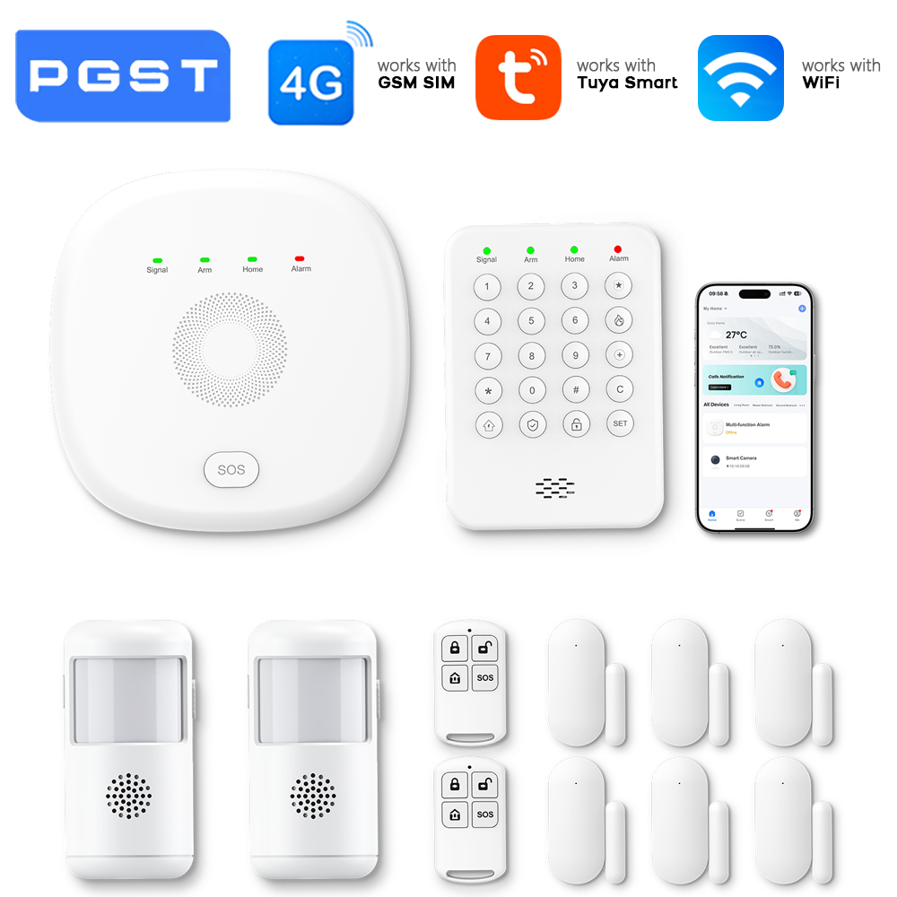 Smart Home Demo Kit - PGST Wireless WiFi Alarm System Smart