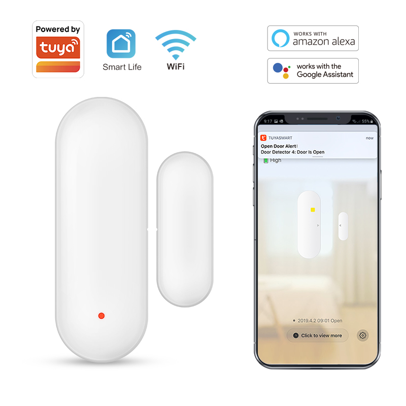 Wireless Door Sensor - Tuya Smart WiFi Door Sensor Smart