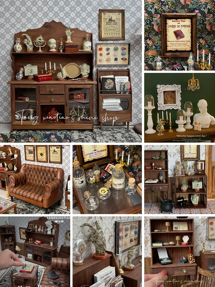 Smart Home Decor - Dollhouse Retro Decoration Magic House Props