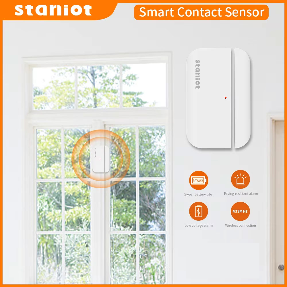 Wireless Door Sensor - Staniot 5-Year Battery Life Contact Sensor