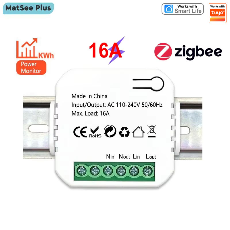 Smart Outdoor Plug - Smart Life ZigBee Switch Electricity Energy