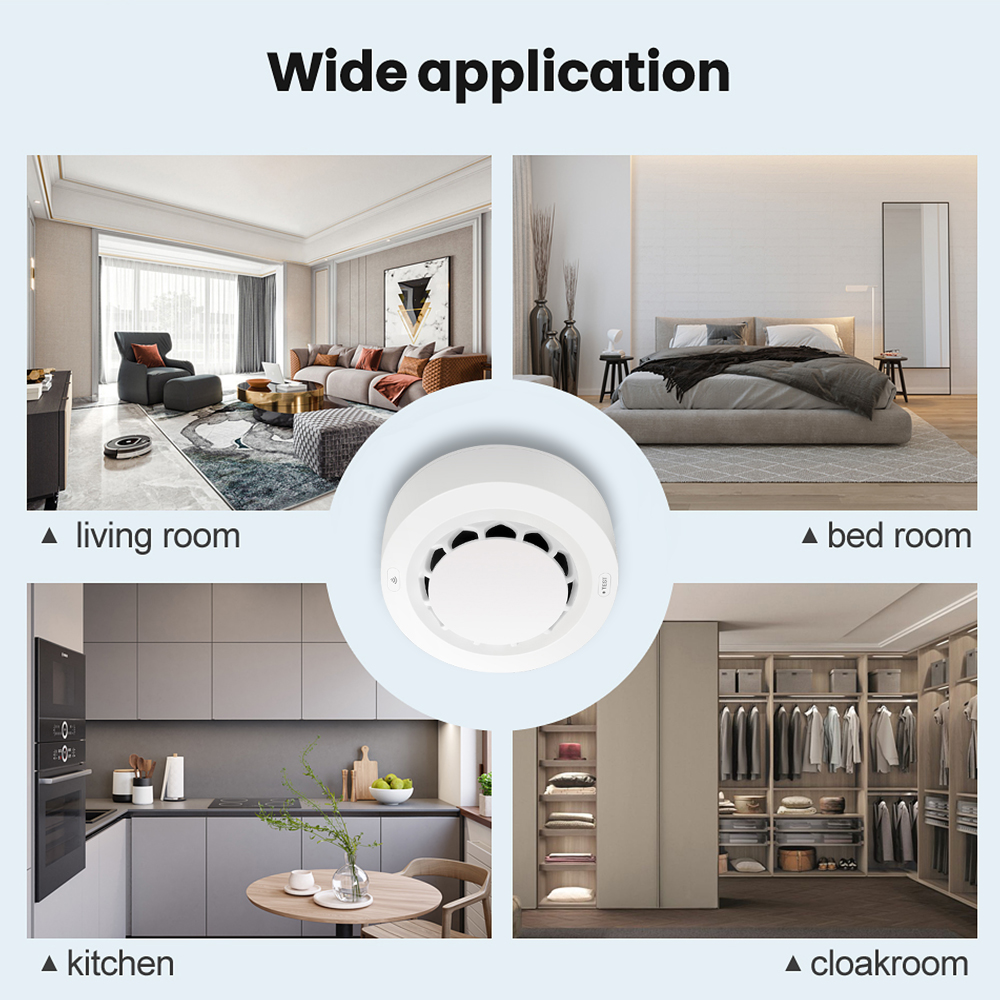 Tuya ZigBee Smoke Detector Pho - Smart Smoke Detector recension och pris