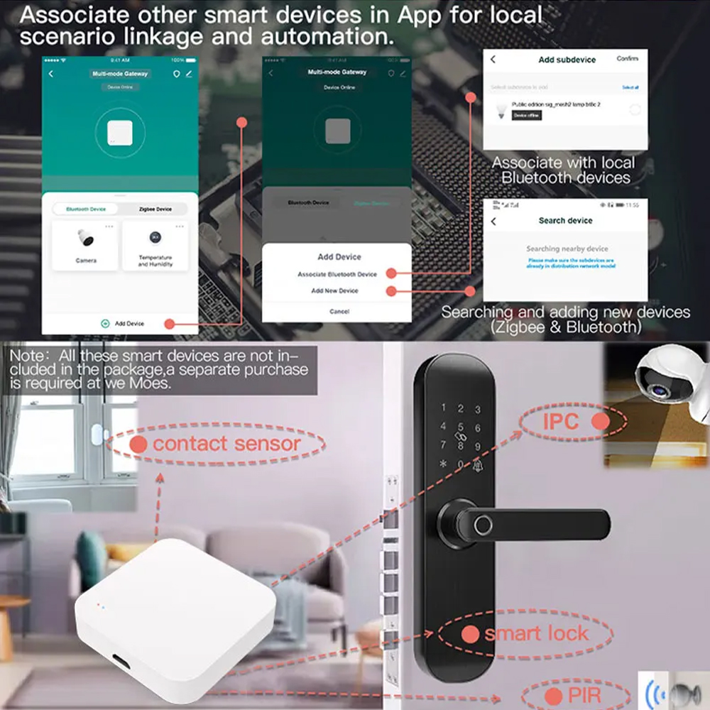 Tuya Zigbee Bluetooth Multi-mo - Smart Home Zentrale recension och pris