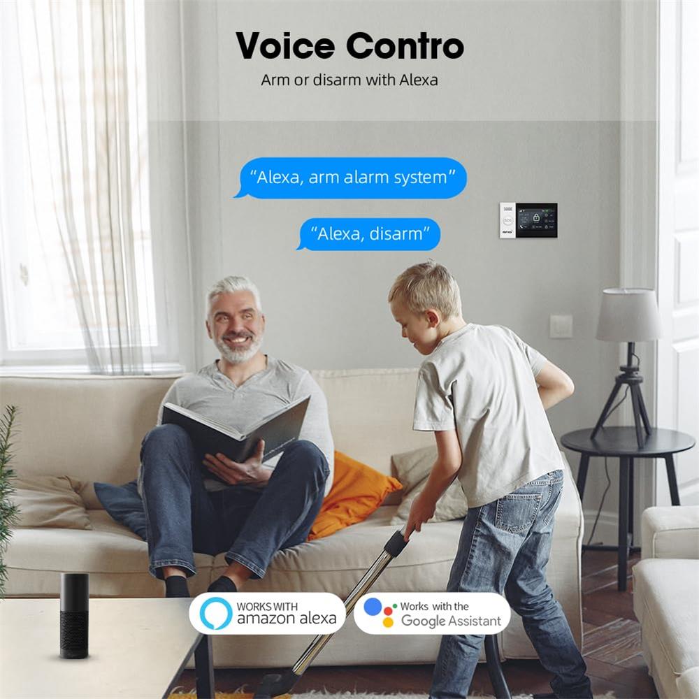 2.4G WIFI Smart GSM Alarm Syst - Smart Home Wiser recension och pris