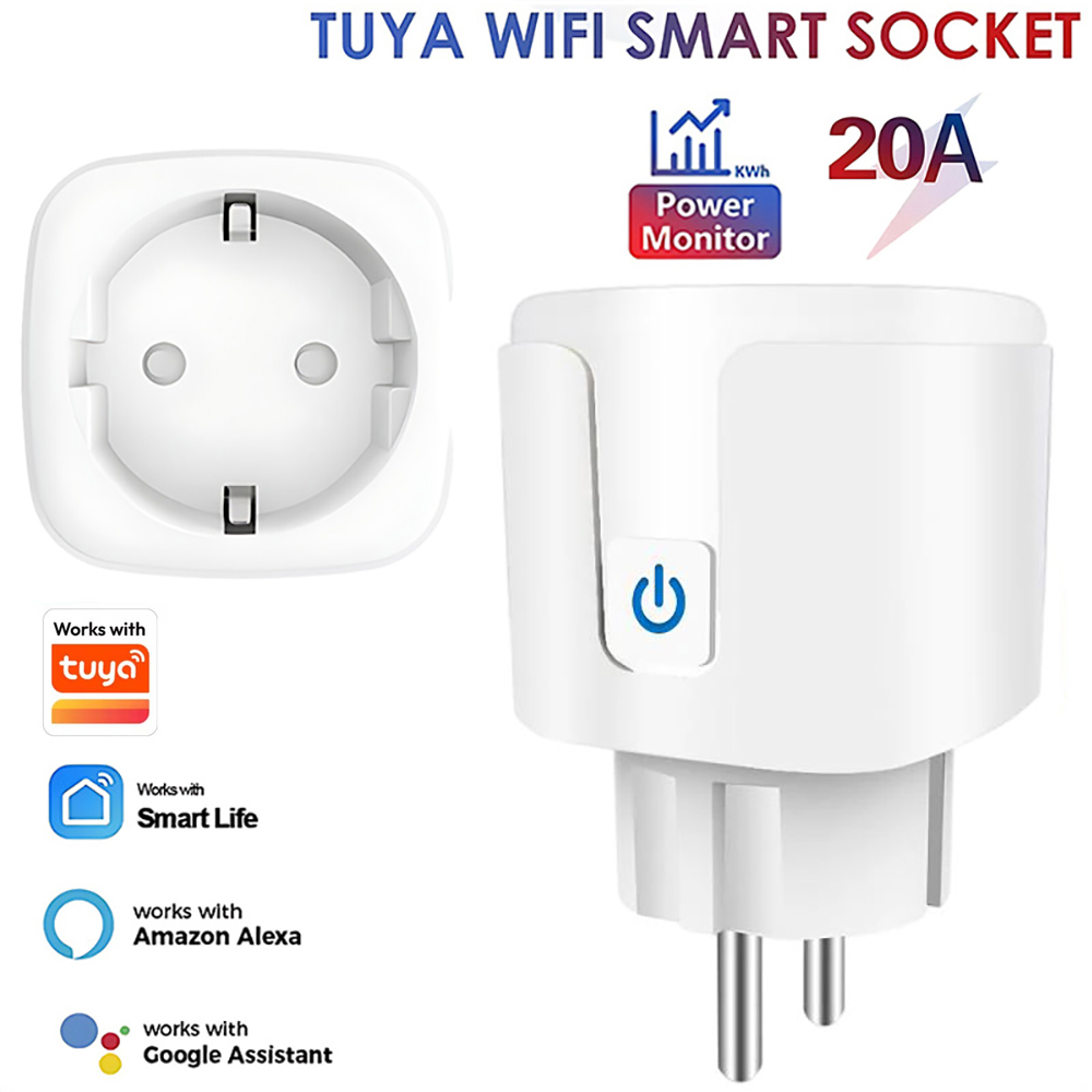 Works with Tuya Smart Life App - Smart Outdoor Plug recension och pris