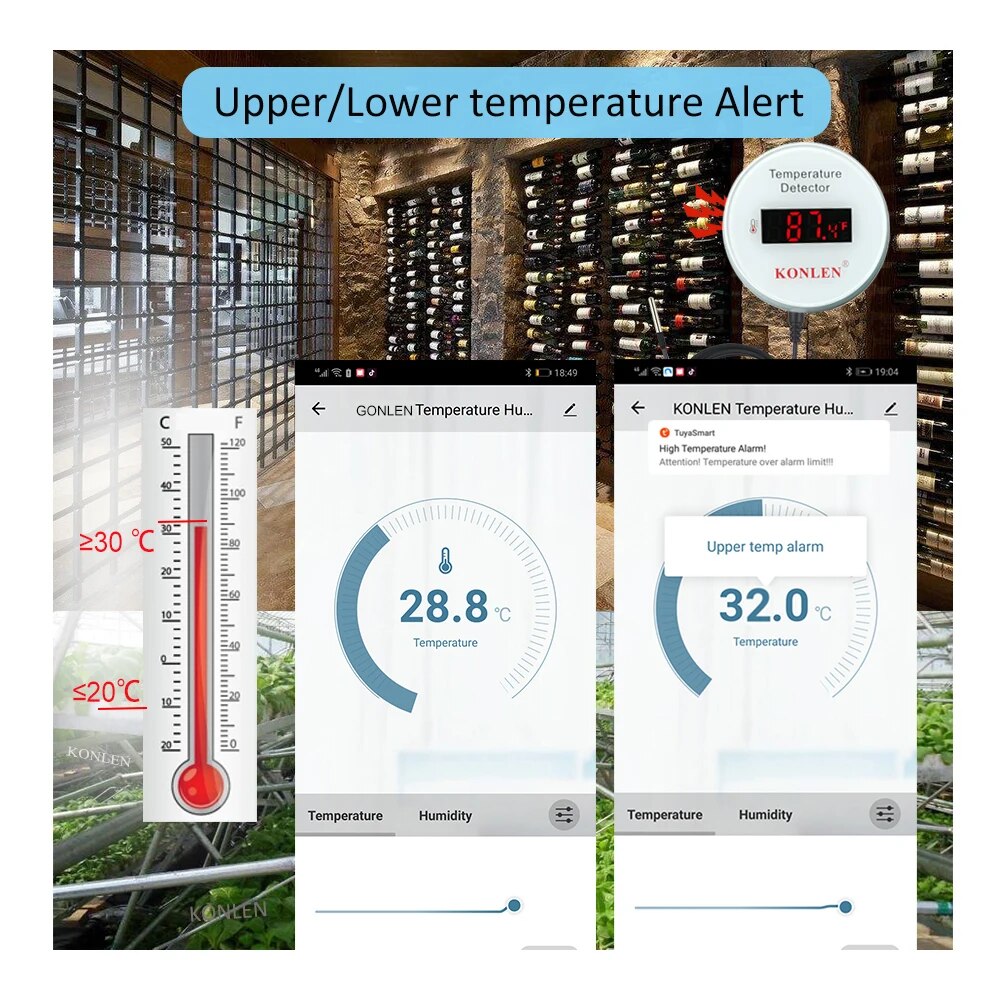 KONLEN Tuya Wifi Temperature S - Smart Home Thermostat recension och pris