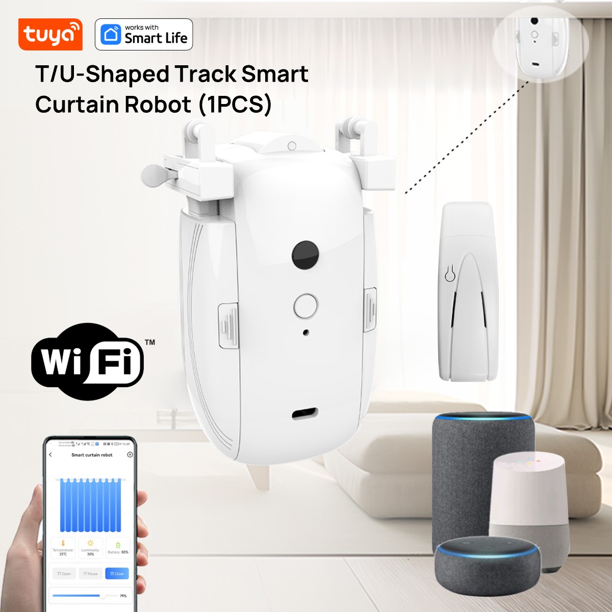 Tuya Smart WiFi Curtain Robot  - Smart Home Zentrale recension och pris