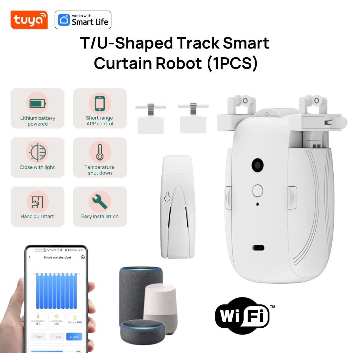 Tuya Smart WiFi Curtain Robot  - Smart Home Zentrale recension och pris