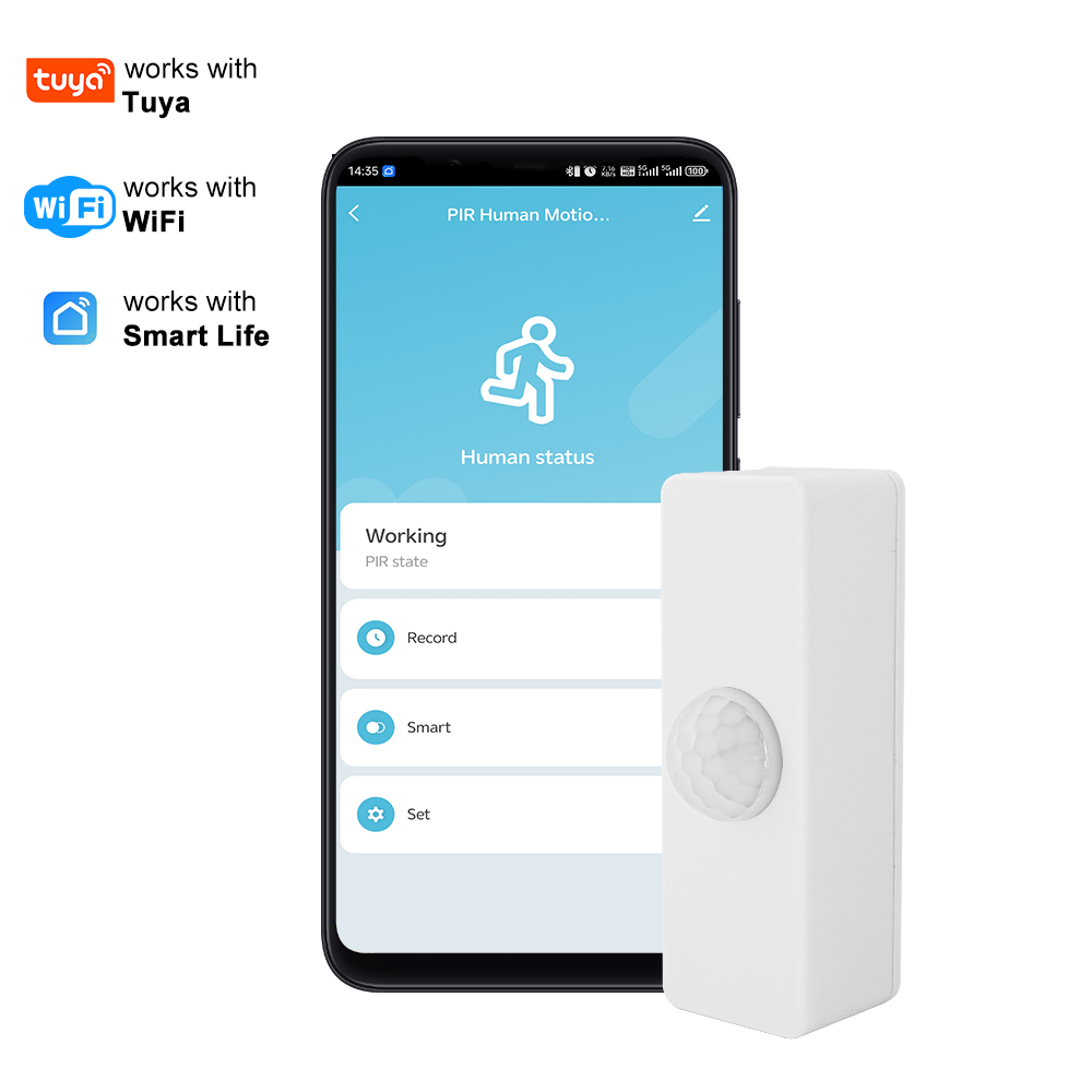 Tuya Smart PIR Motion Sensor S - Smart Home Wiser recension och pris