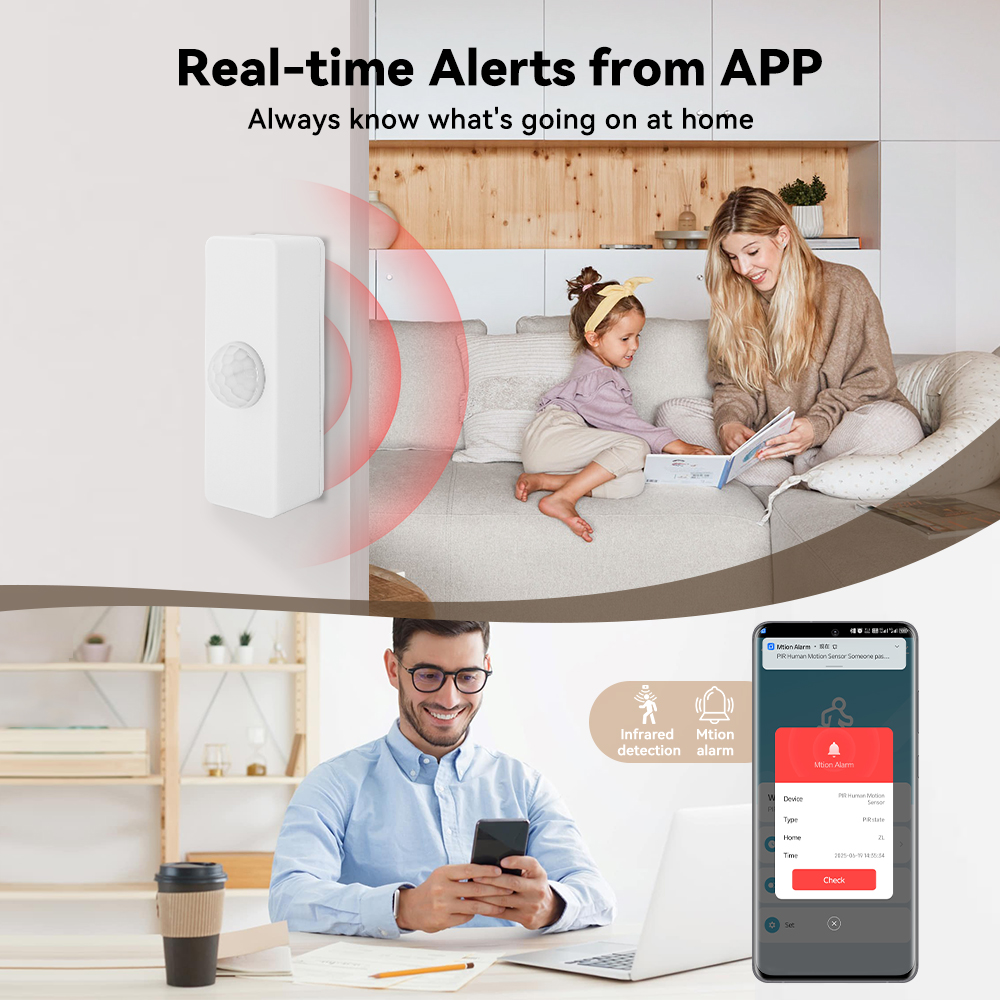 Tuya Smart PIR Motion Sensor S - Smart Home Wiser recension och pris