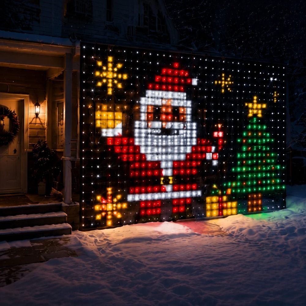 LED Pixel Curtain Lights Bluet - Smart Home Decor recension och pris