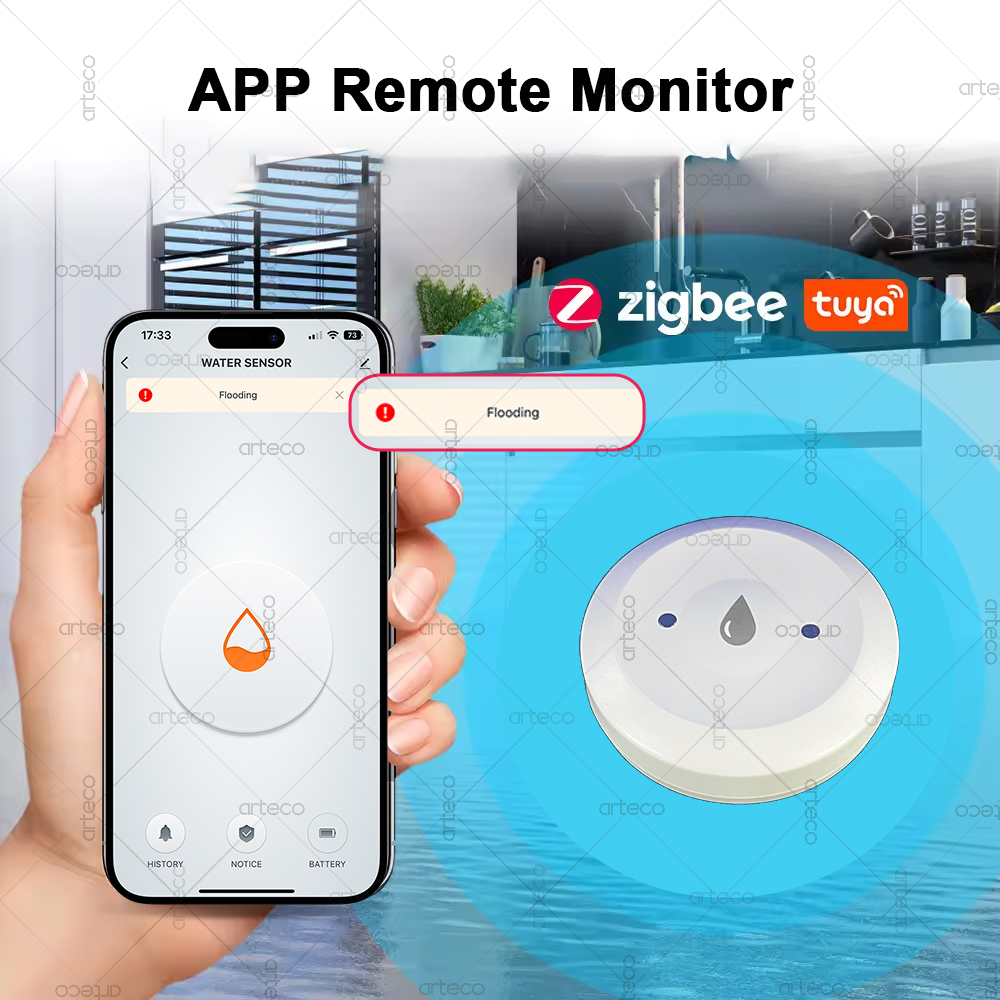 Tuya Smart Zigbee Water Sensor - Smart Home Zentrale recension och pris