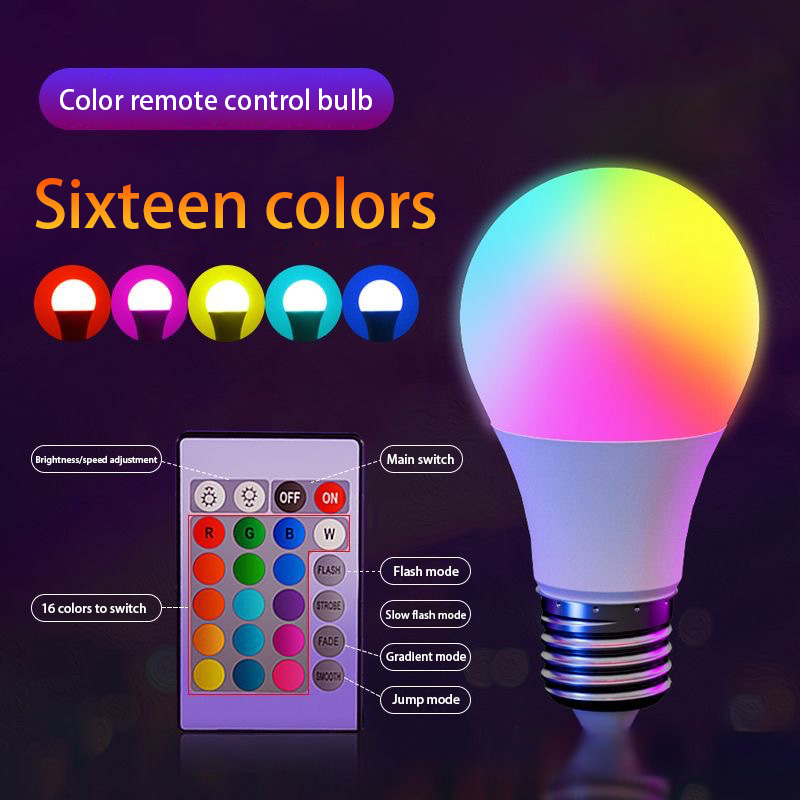 E27 220V 16 Colors RGB Bulb LE - Smart Bulb recension och pris