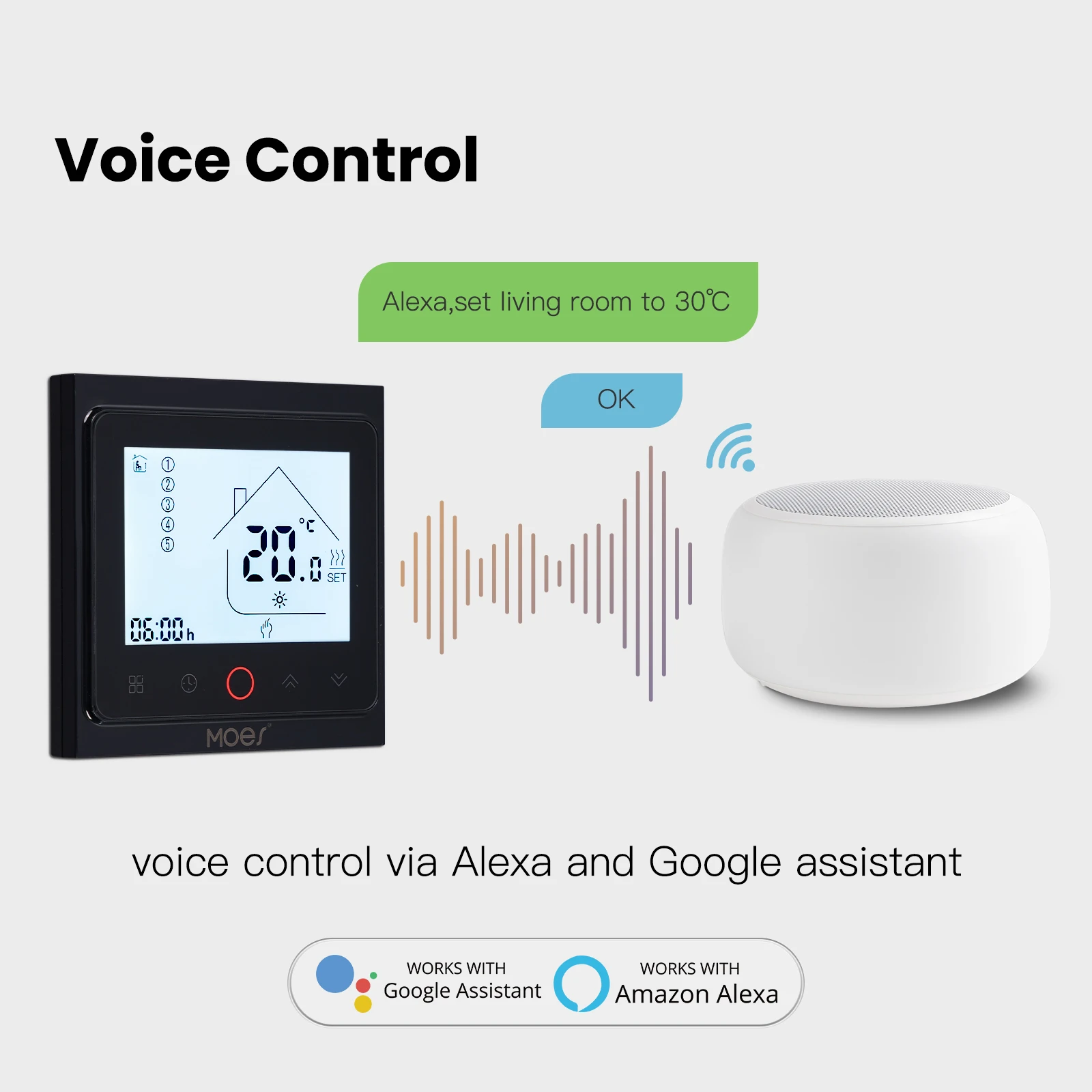 MOES Tuya ZigBee Smart Thermos - Smart Home Thermostat recension och pris