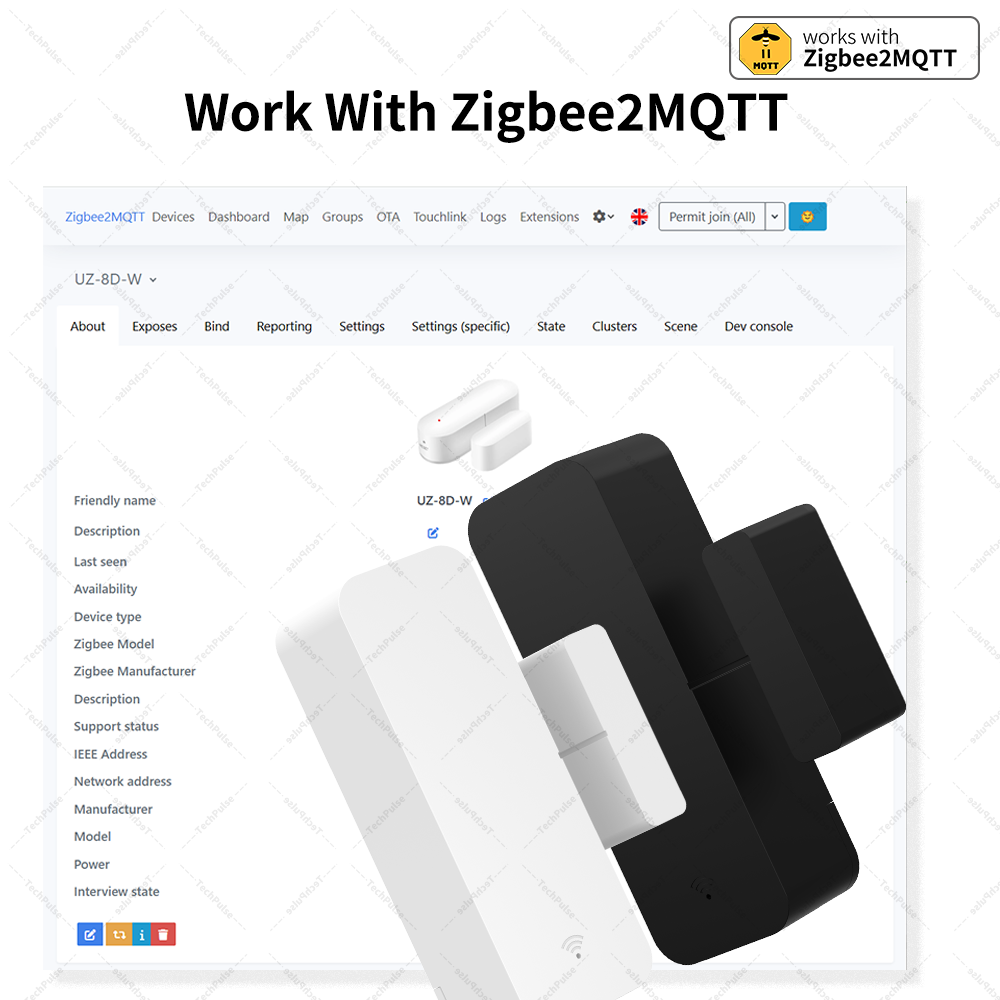 Zigbee 3.0 Door Window Sensor  - Smart Home Zentrale recension och pris