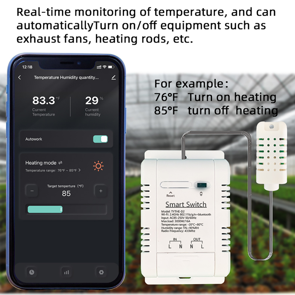 WiFi TH-16 Switch Tuya Wireles - Smart Home Thermostat recension och pris
