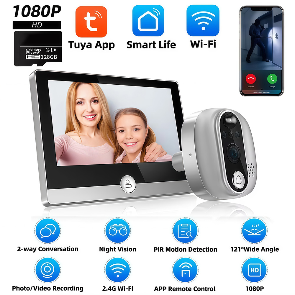 Tuya 1080P WiFi Door Bell Came - Smart Home Wiser recension och pris