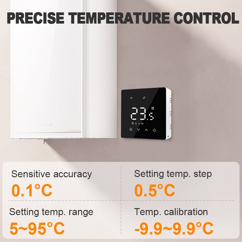 Smart Tuya WIFI Zigbee Thermos - Smart Home Thermostat recension och pris