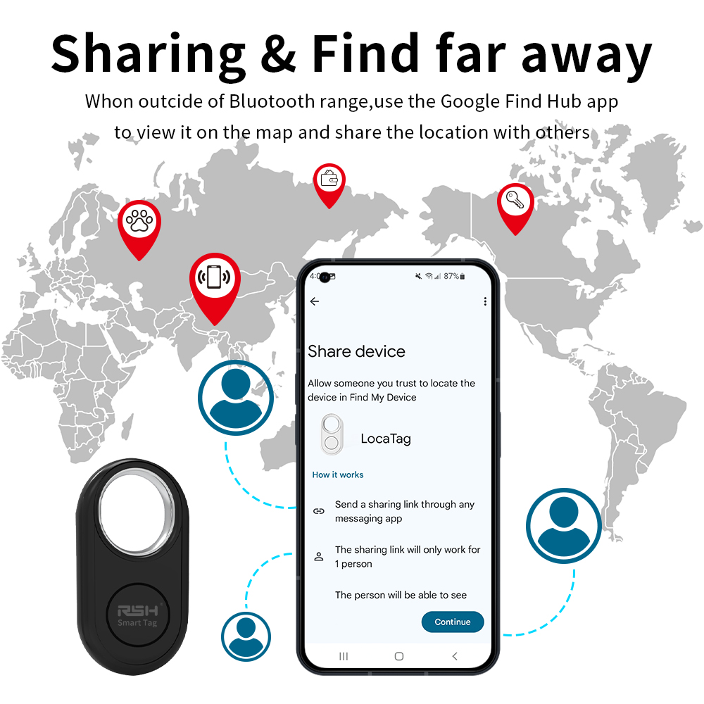 RSH 4PCS GPS Tracker for Samsu - Smart Home Samsung recension och pris
