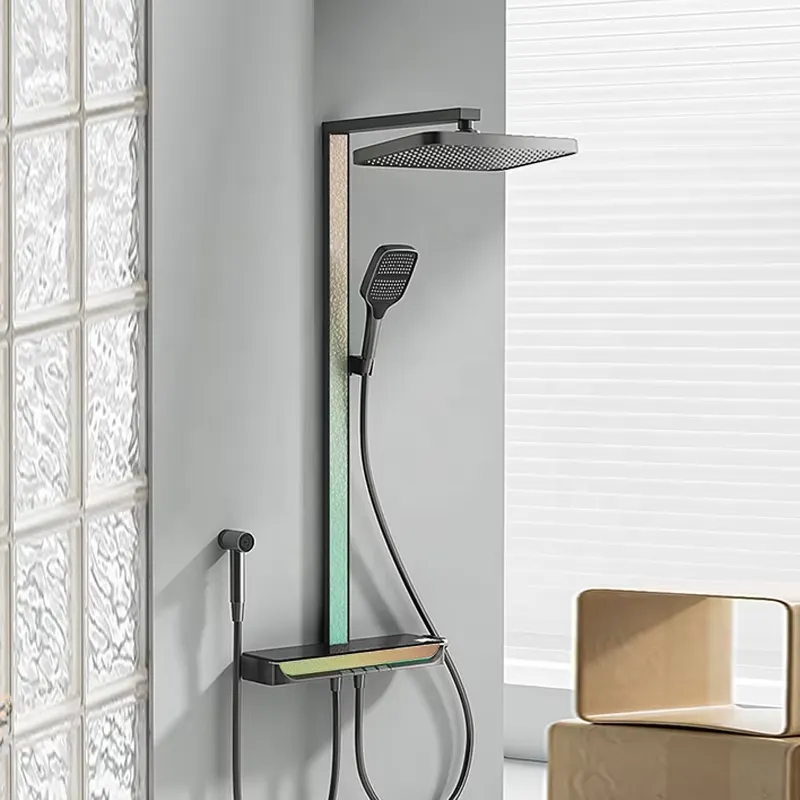 Brass Digital Waterfall Shower - Smart Home In Us recension och pris