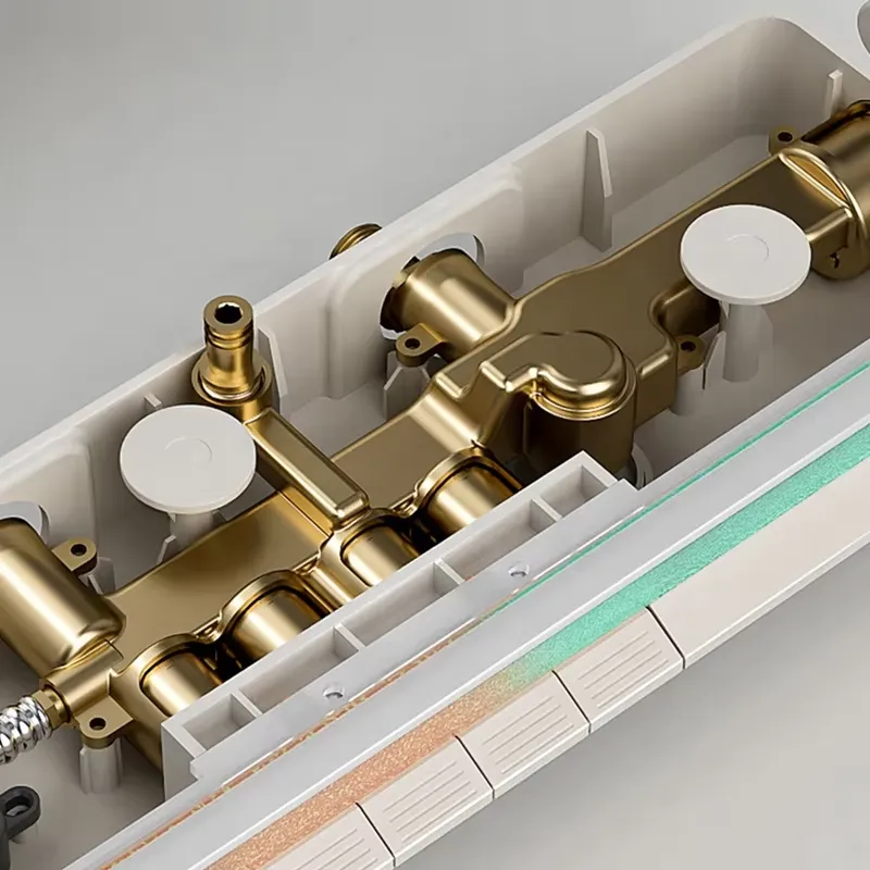 Brass Digital Waterfall Shower - Smart Home In Us recension och pris