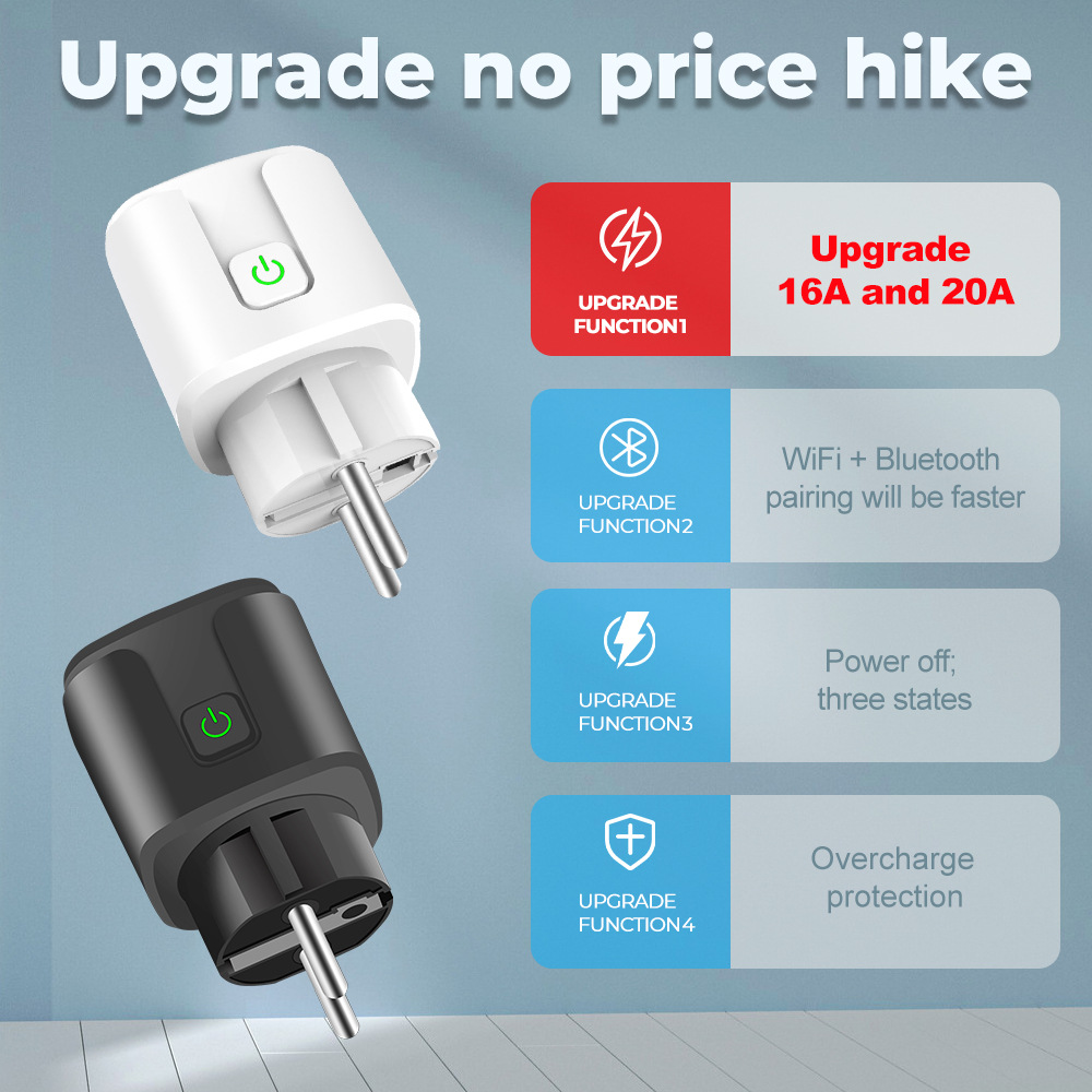 Smart Socket EU 16A/20A AC100- - Smart Outdoor Plug recension och pris