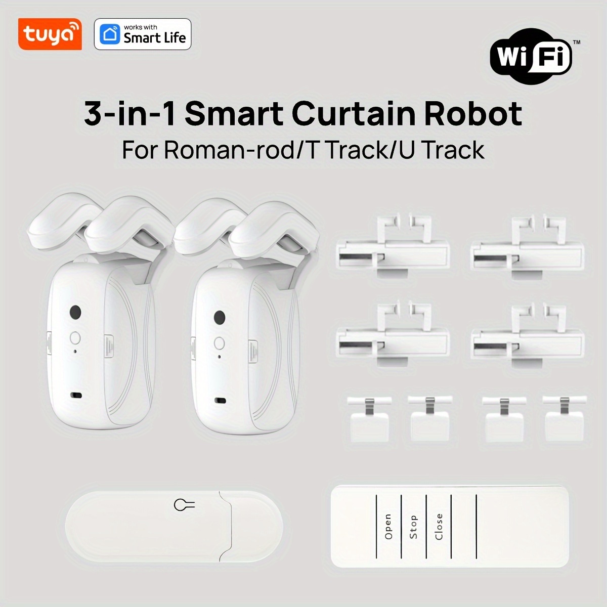 1/2PCS Tuya Smart WiFi Curtain - Smart Home Zentrale recension och pris