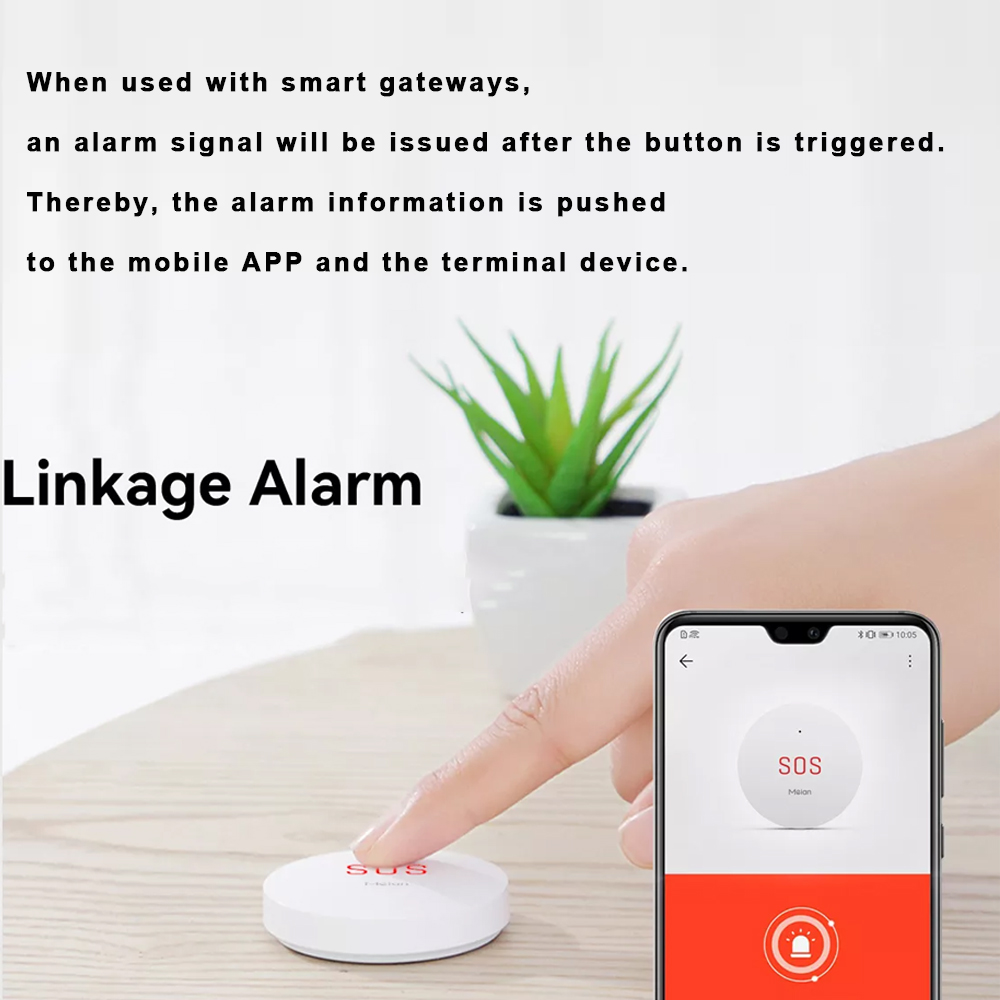 Meian Zigbee Tuya SOS Emergenc - Smart Home Zentrale recension och pris