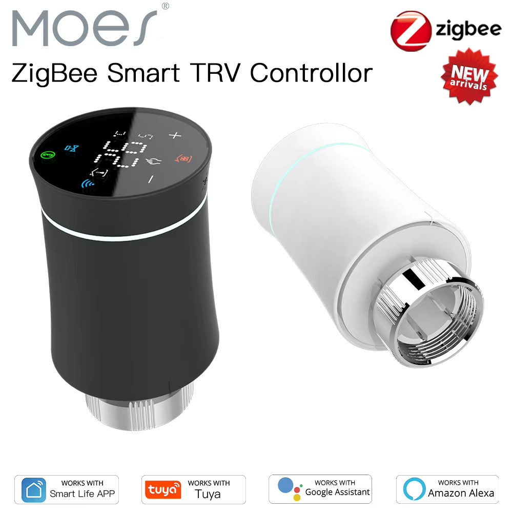 MOES ZigBee 3.0 TRV Thermostat - Smart Home Thermostat recension och pris