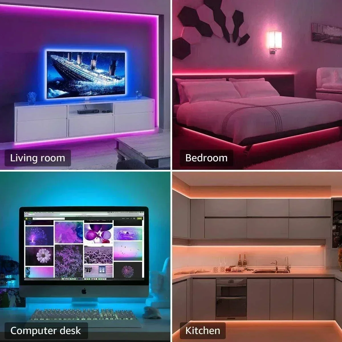 Smart RGB LED Gaming Light Str - Smart Bulb recension och pris