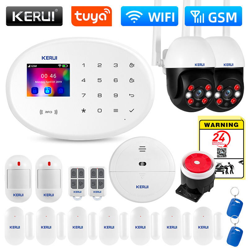 KERUI W202 WIFI GSM Alarm Syst - Smart Home Demo Kit recension och pris