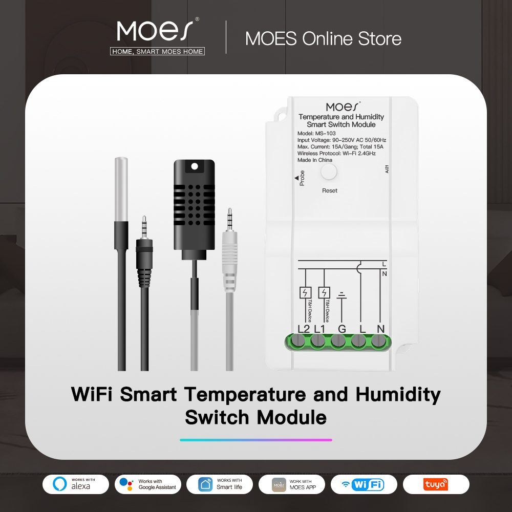 WiFi Smart Temperature Humidit - Smart Home Thermostat recension och pris