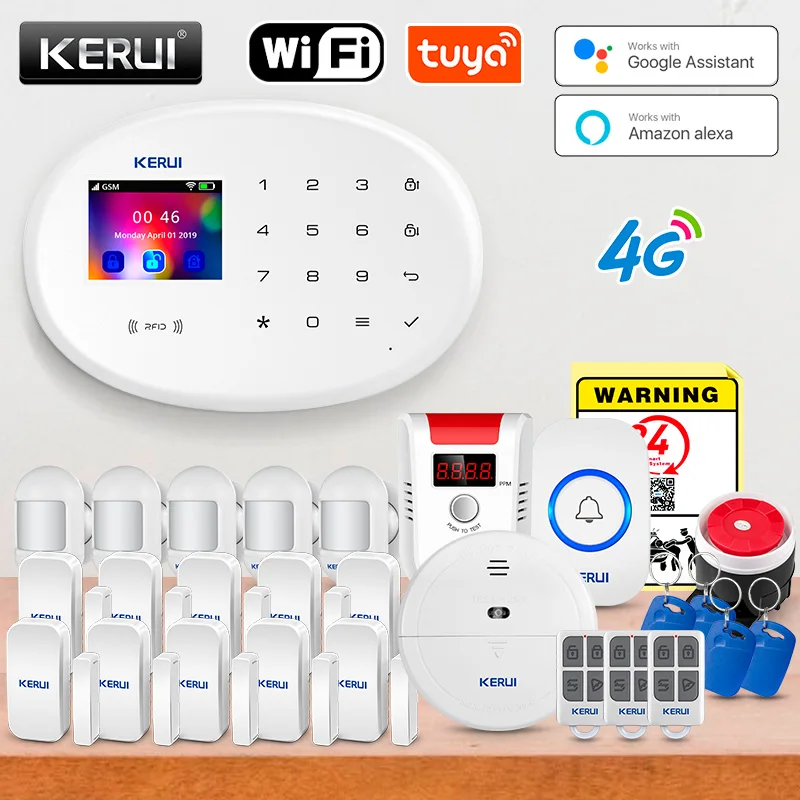 KERUI Tuya Smart Alarm System  - Smart Smoke Detector recension och pris