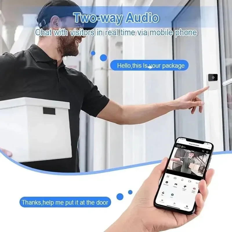 Video Doorbell Camera WiFi Wir - Smart Home Video Doorbell Installation recension och pris