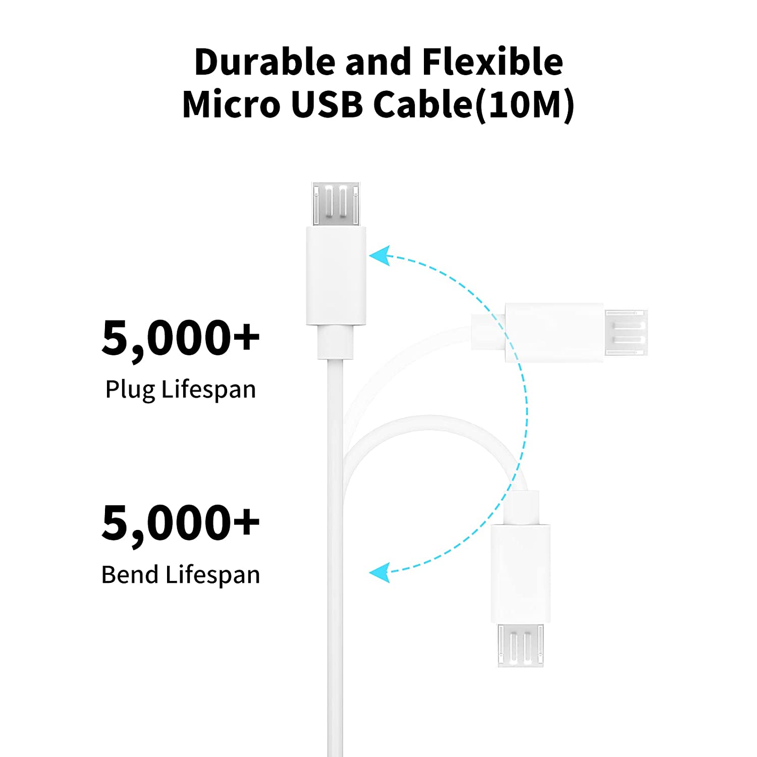 3~13m Micro USB Extension Cabl - Smart Home Xiaomi Devices recension och pris
