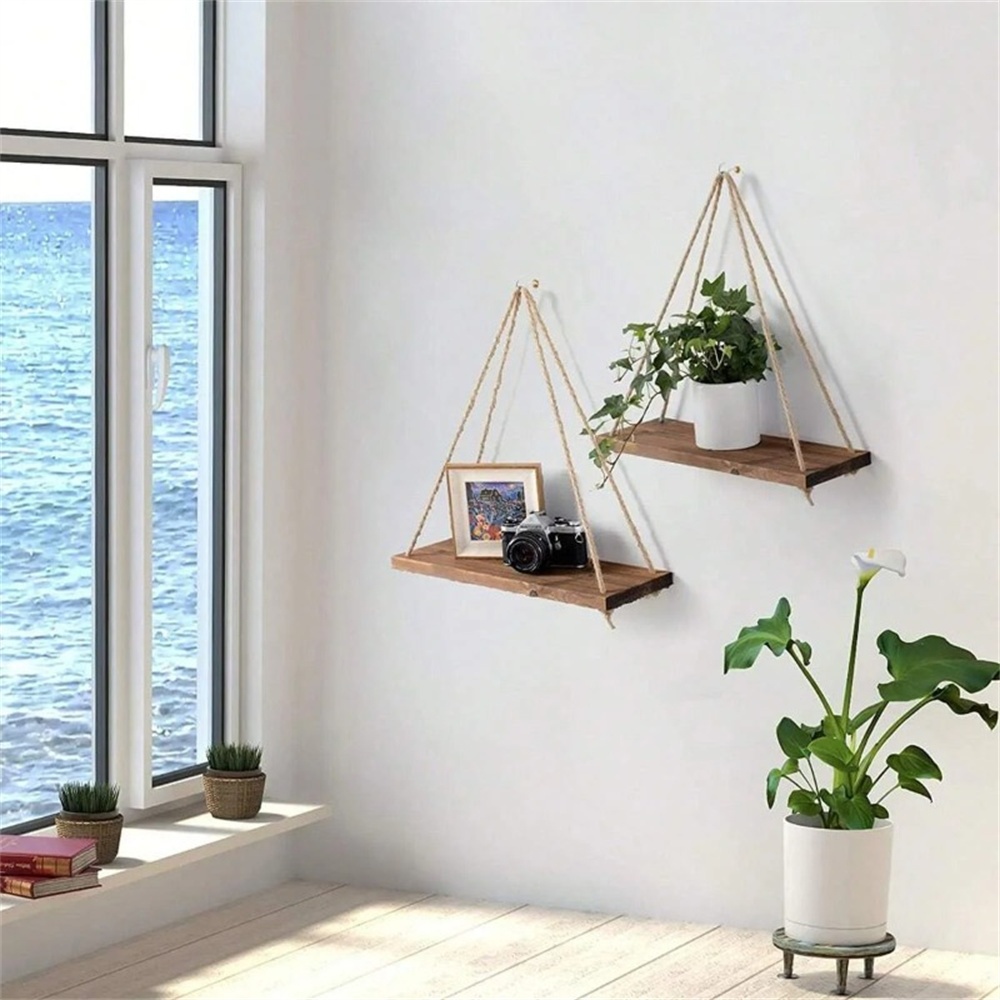 1pc Wood Hanging Shelve Swing  - Smart Home Decor recension och pris