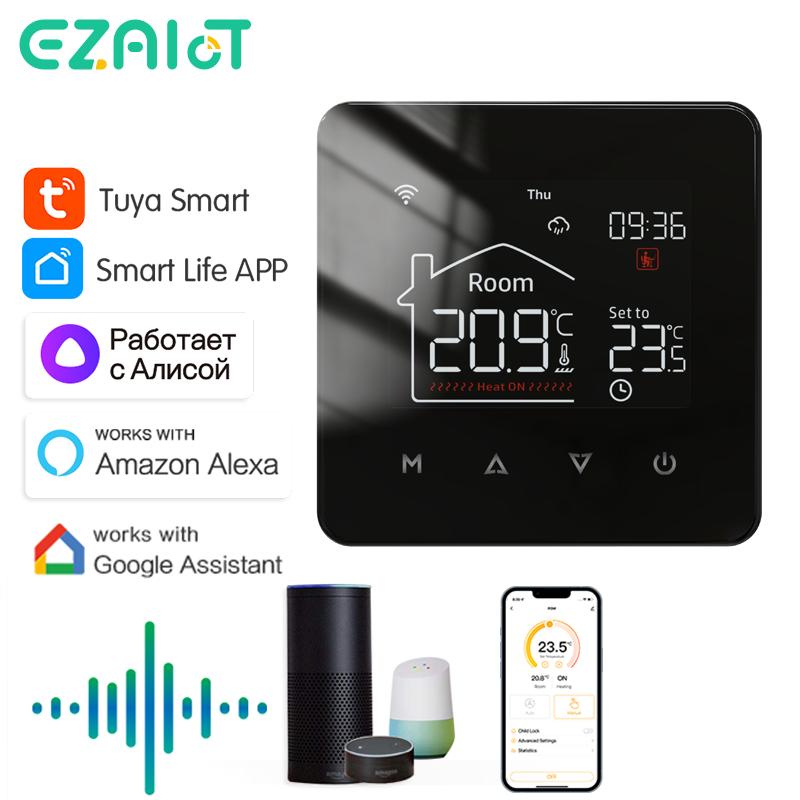 WiFi Tuya Smart Home Thermosta - Smart Home Thermostat recension och pris