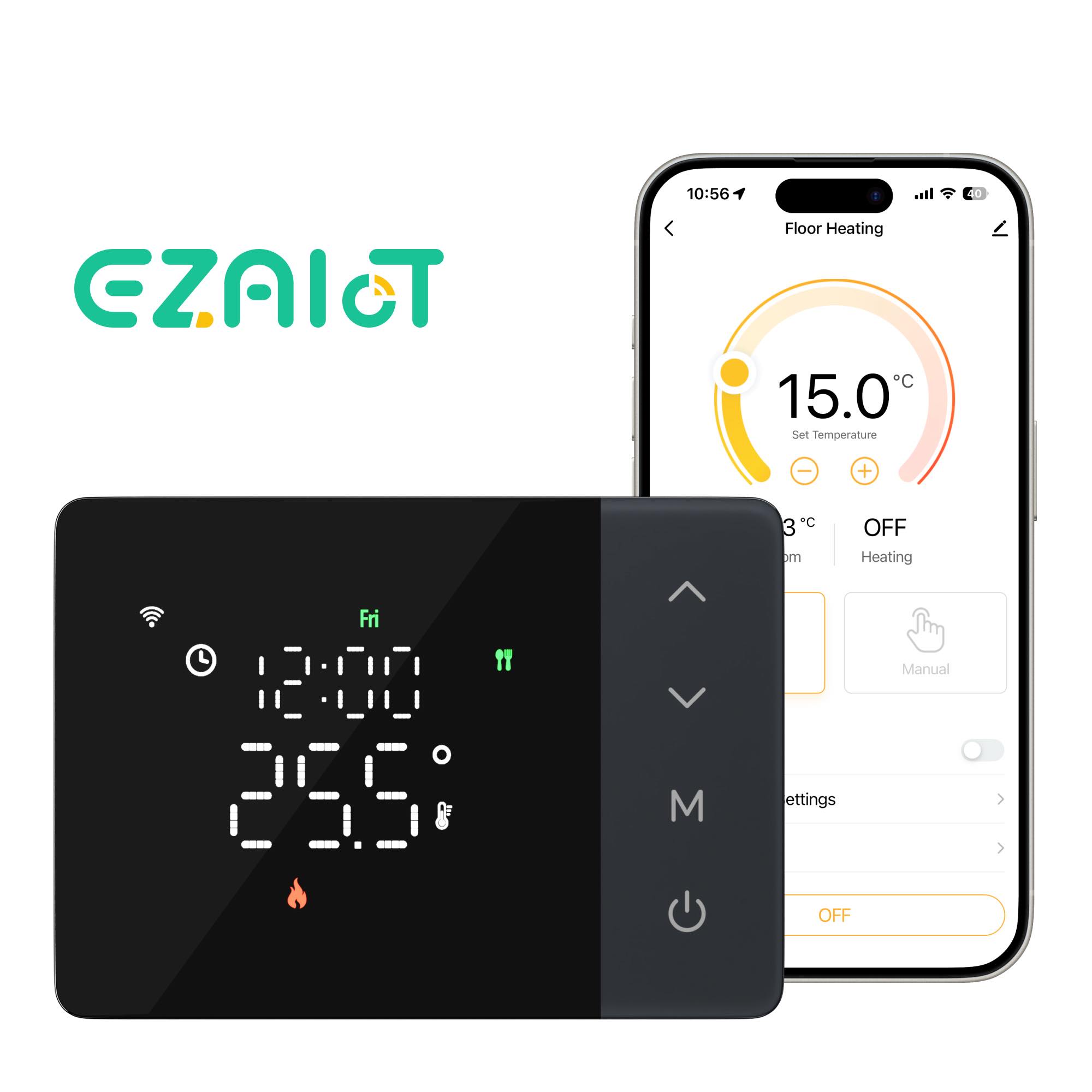 Tuya smart battery powered wif - Smart Home Thermostat recension och pris