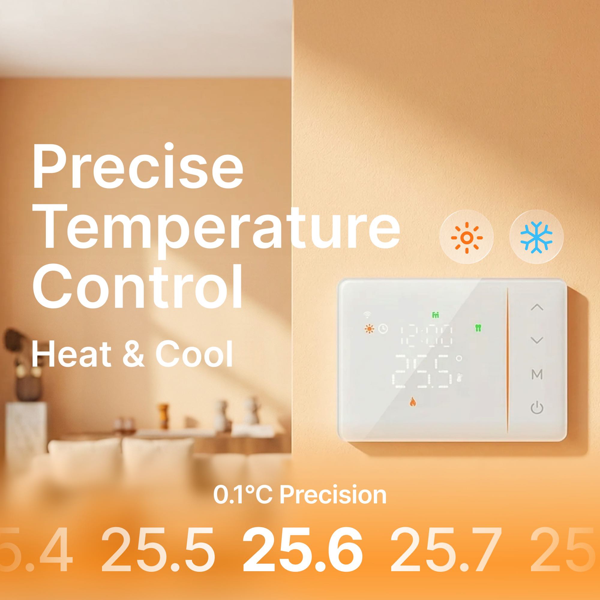 Tuya smart battery powered wif - Smart Home Thermostat recension och pris
