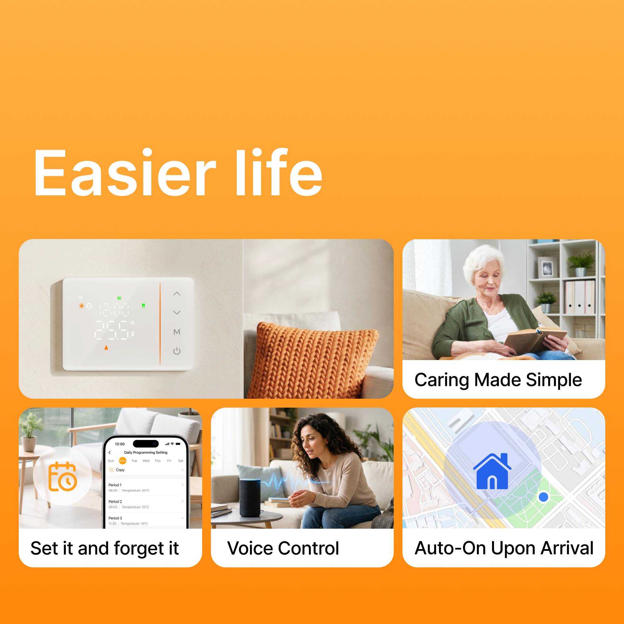 Tuya smart battery powered wif - Smart Home Thermostat recension och pris