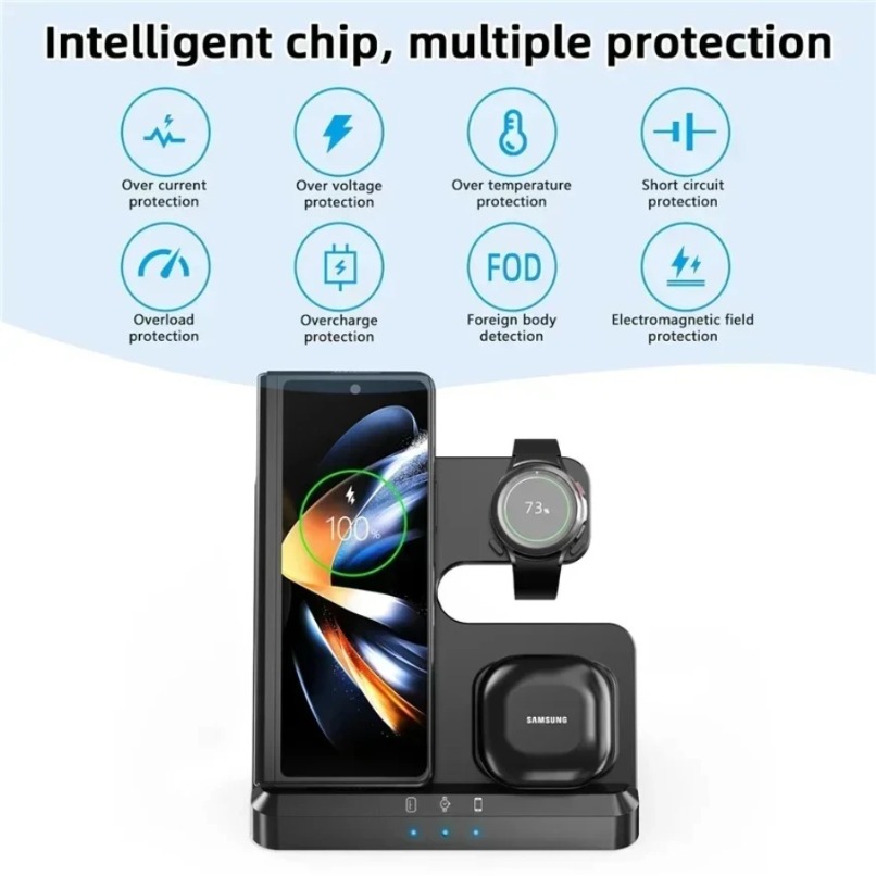 3 in 1 Wireless Charger Statio - Smart Home Samsung recension och pris