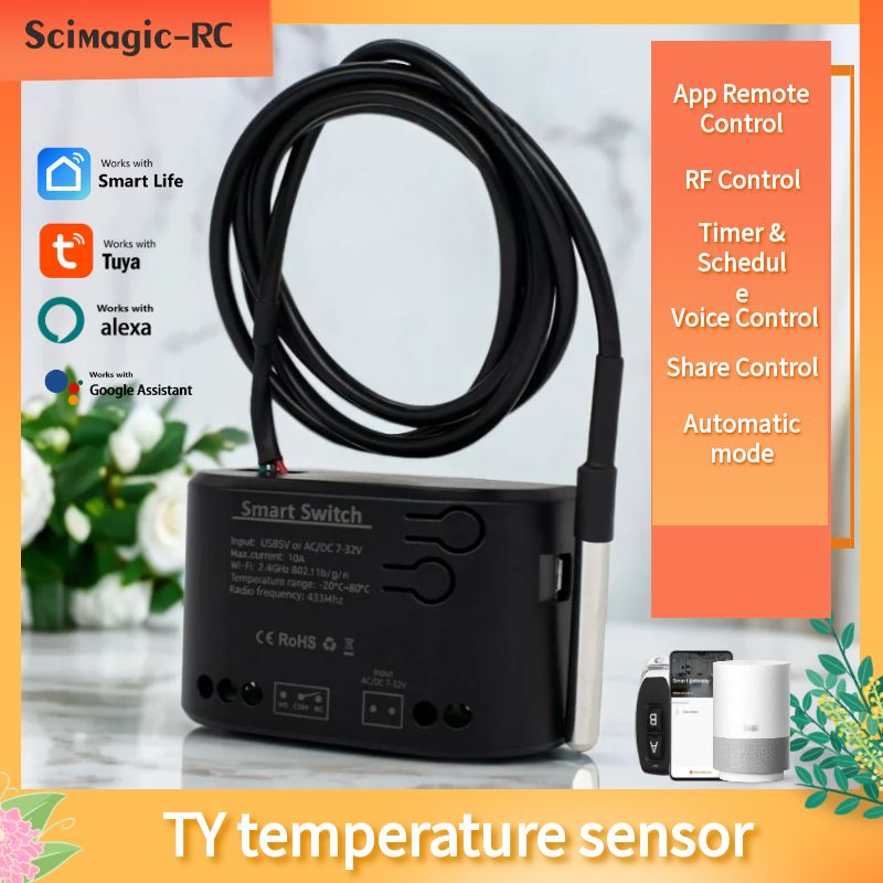 Tuya WiFi Smart Temperature Se - Smart Home Thermostat recension och pris