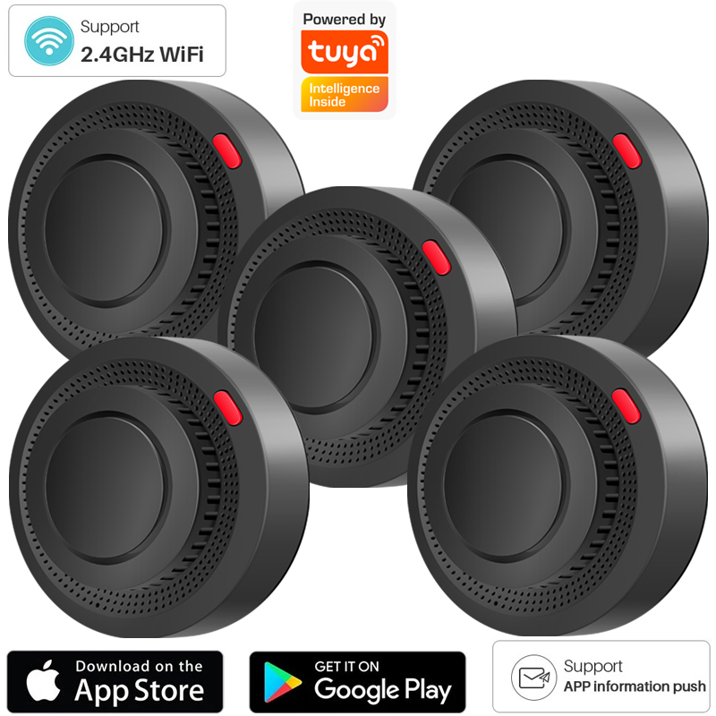 2.4G WiFi Smoke Detector Wirel - Smart Smoke Detector recension och pris