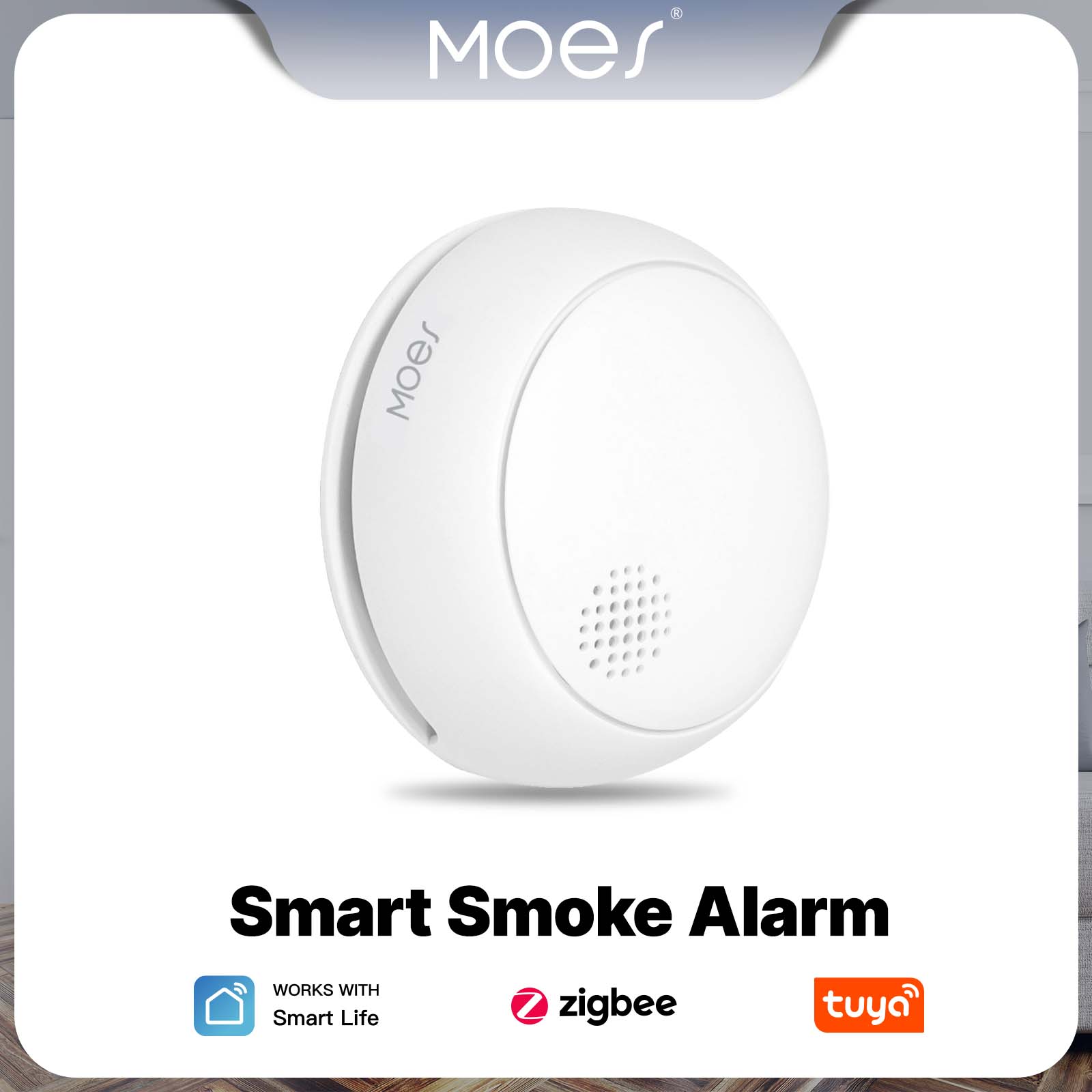 MOES ZigBee Smart Smoke Alarm  - Smart Smoke Detector recension och pris